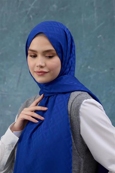 Fall Winter İpeksi Jakar Şal Saks 9019-13