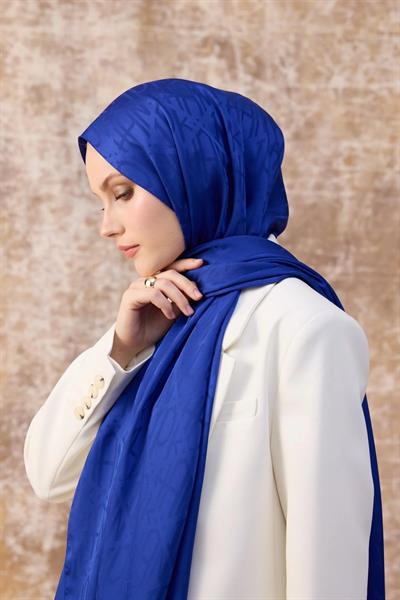 Fall Winter İpeksi Jakar Şal Saks 9020-13