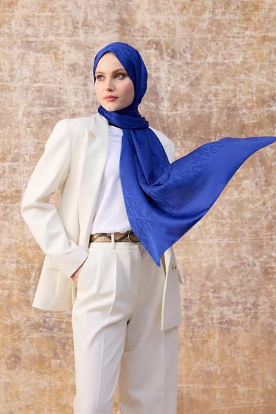 Fall Winter İpeksi Jakar Şal Saks 9020-13