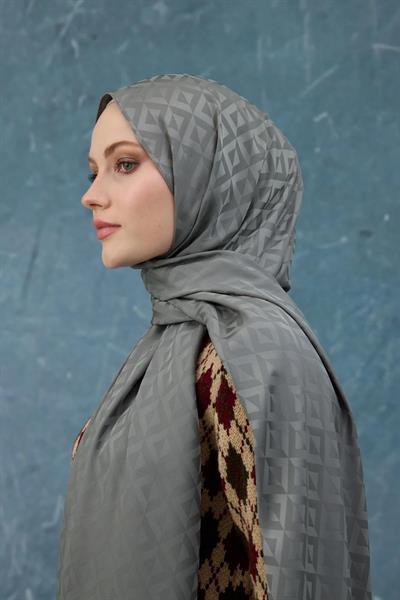 Fall Winter İpeksi Jakar Şal Yosun Yeşili 9019-21