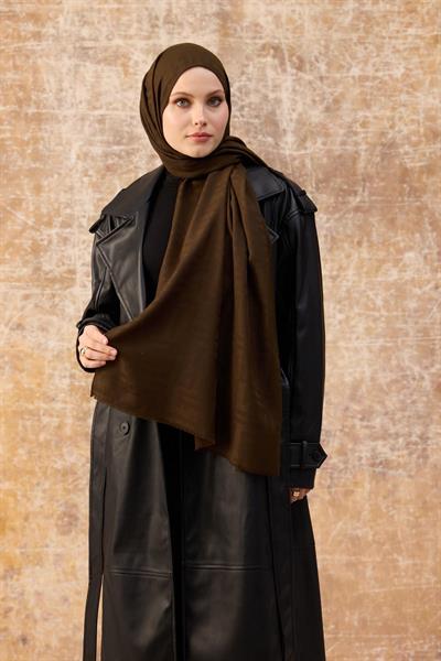 Fendi Desen Pamuk Jakar Şal Haki 8009-18