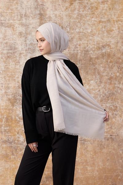 Fendi Desen Pamuk Jakar Şal Uçuk Pembe 8009-22