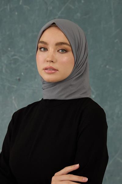 Gri Comfy Yok Eşarp - 10001-07