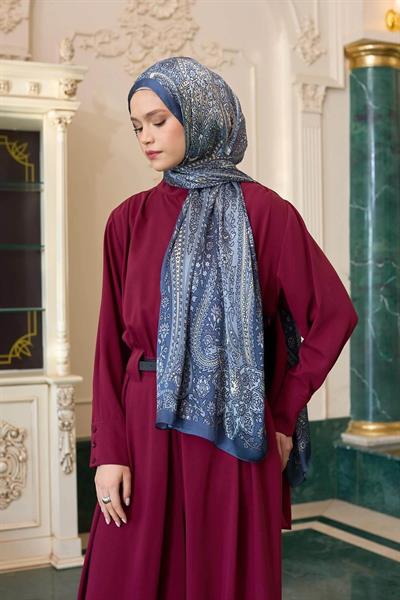 İndigo Hint Vual Şal - 5009-05