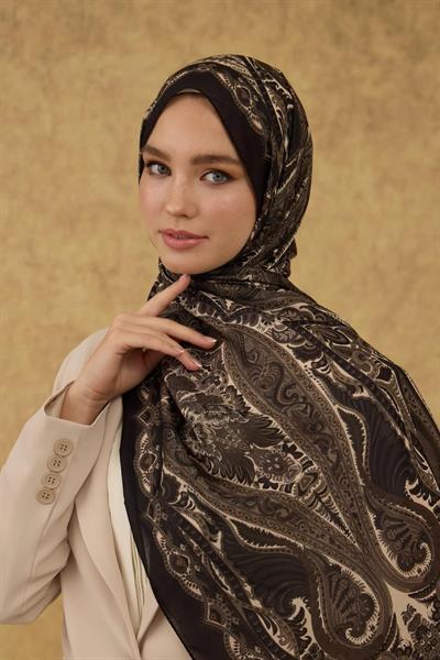 İpekhan Soft Şal Kahverengi 3052-06