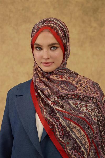 İpekhan Soft Şal Kırmızı 3053-08