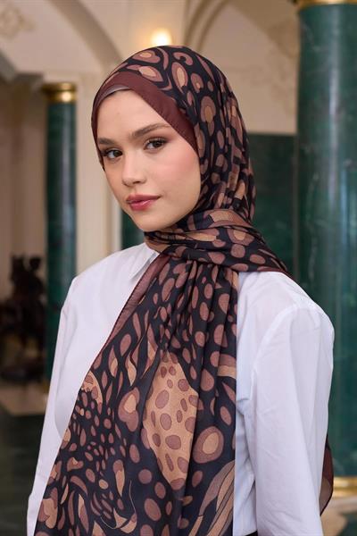 İpekhan Soft Şal Kızıl Kahve 3050-09