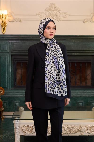 İpekhan Soft Şal Krem Lila 3050-10