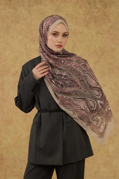 İpekhan Soft Şal Krem Pudra 3052-08