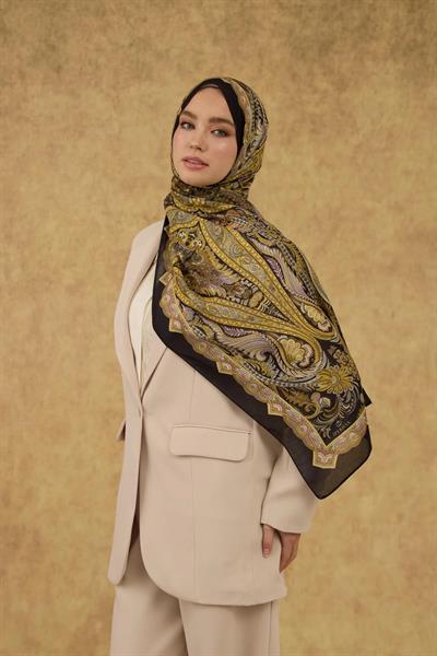 İpekhan Soft Şal Siyah Gold 3052-14