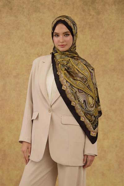 İpekhan Soft Şal Siyah Gold 3052-14