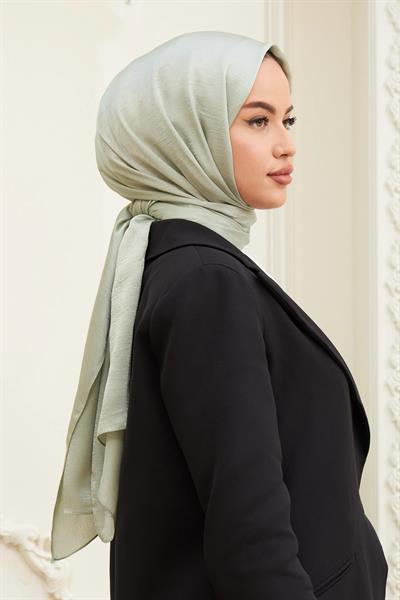 Janjan Çift Taraflı Şal Çimen Yeşil