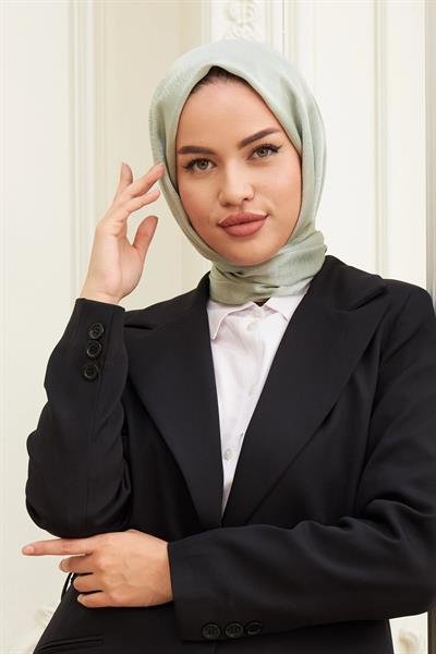 Janjan Çift Taraflı Şal Çimen Yeşil