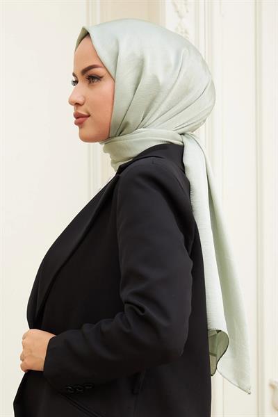 Janjan Çift Taraflı Şal Çimen Yeşil