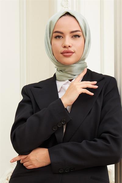 Janjan Çift Taraflı Şal Çimen Yeşil