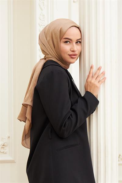 Janjan Çift Taraflı Şal Hardal