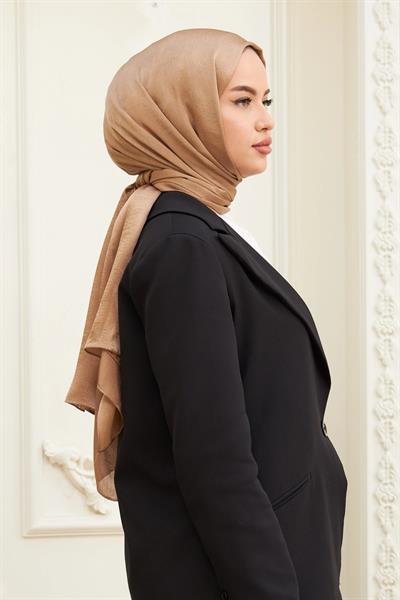 Janjan Çift Taraflı Şal Hardal