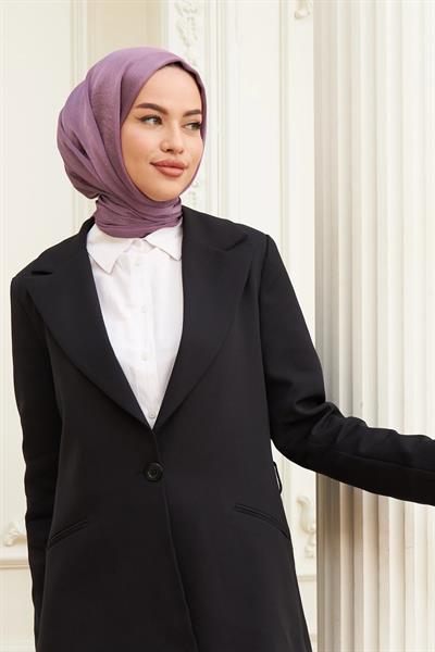 Janjan Çift Taraflı Şal Mürdüm