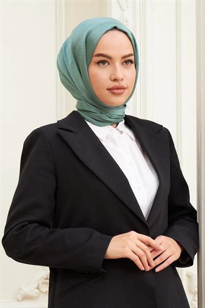 Janjan Çift Taraflı Şal Zümrüt Yeşil