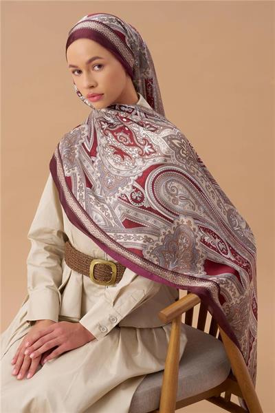 Jardin Secret Collection Hint Vual İpek Şal 5012-08