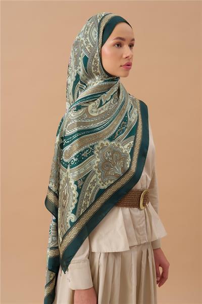 Jardin Secret Collection Hint Vual İpek Şal 5012-10