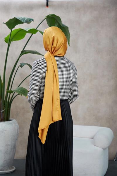 Line Leola Desen İpeksi Jakar Şal Altuni 9009-09