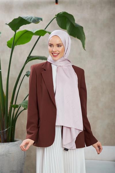 Line Leola Desen İpeksi Jakar Şal Gümüş 9009-02