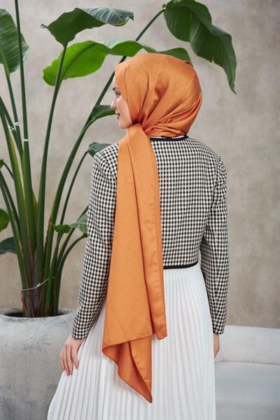 Line Leola Desen İpeksi Jakar Şal Taba 9009-08