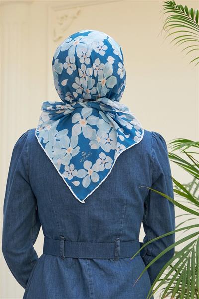 Love İndigo Pamuk Viskon Eşarp