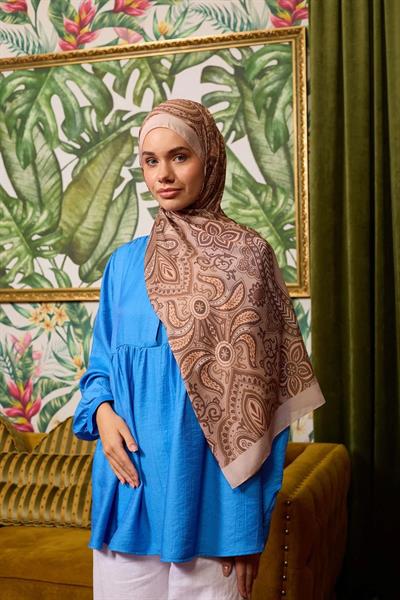 Marrakech Koleksiyon Soft Şal Açık Vizon 3048-13