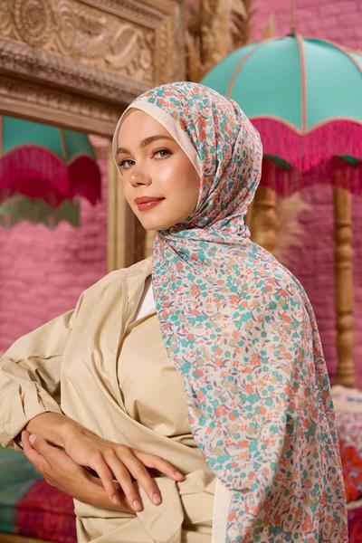 Marrakech Koleksiyon Soft Şal Kiremit Mint Yeşili 3046-18