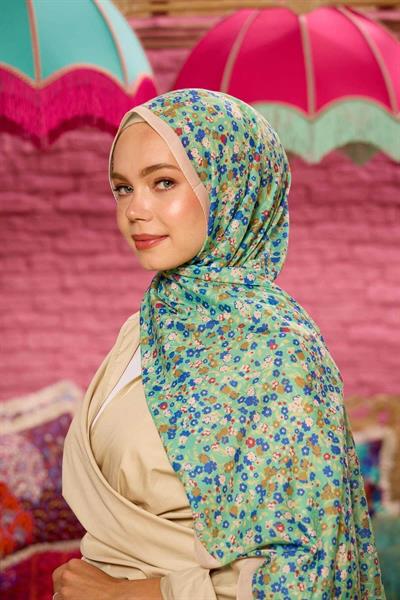 Marrakech Koleksiyon Soft Şal Mint Yeşili Sax 3046-12