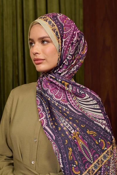 Marrakech Koleksiyon Soft Şal Mor Pembe 3047-03