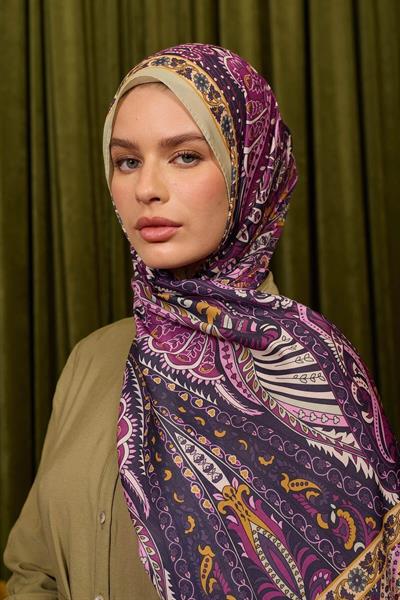 Marrakech Koleksiyon Soft Şal Mor Pembe 3047-03