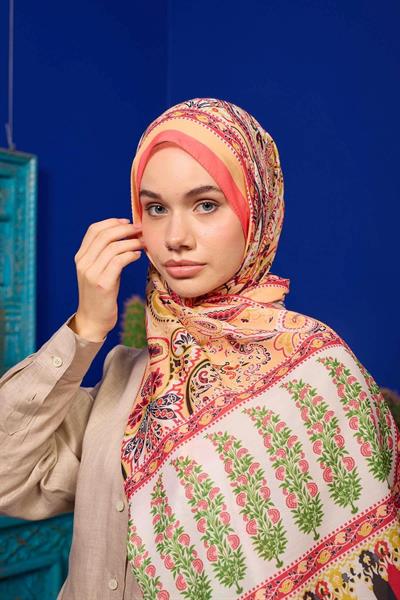 Marrakech Koleksiyon Soft Şal Pembe Şeftali 3049-01