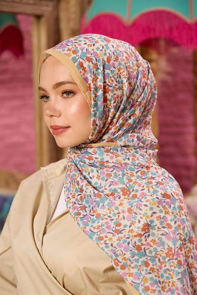 Marrakech Koleksiyon Soft Şal Pembe Turuncu 3046-24