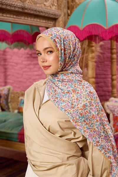 Marrakech Koleksiyon Soft Şal Pembe Turuncu 3046-24