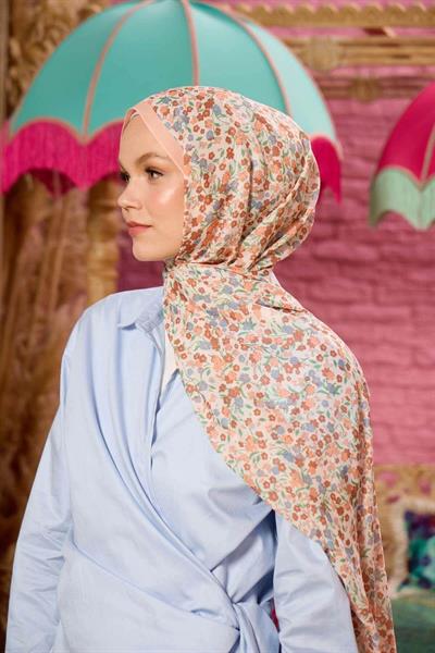 Marrakech Koleksiyon Soft Şal Somon Gri 3046-19