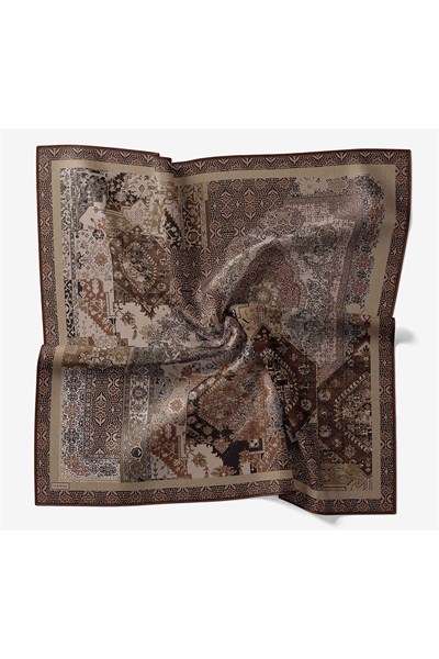 Monare Eşarp Modern Bordo 90x90