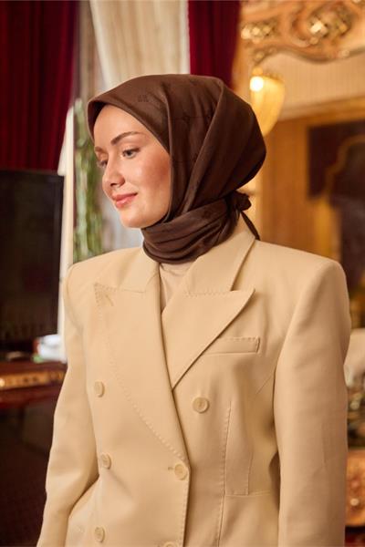 Monogram Pamuk İpek Eşarp 130001-23