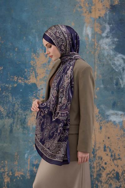 Mor Altuni Hint Vual Şal -  5008-12