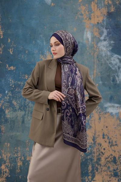 Mor Altuni Hint Vual Şal -  5008-12