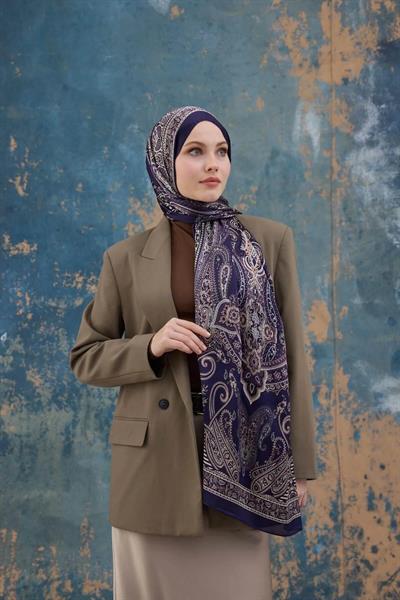Mor Altuni Hint Vual Şal - 5008-12