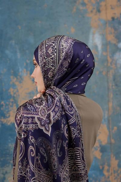 Mor Altuni Hint Vual Şal - 5008-12