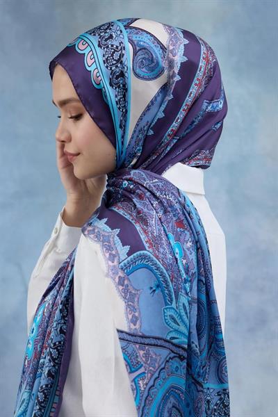 Mor Hint Vual Şal - 5006-08