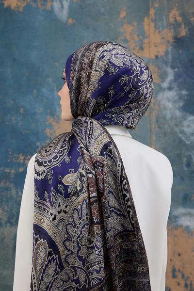 Mor Hint Vual Şal - 5007-13