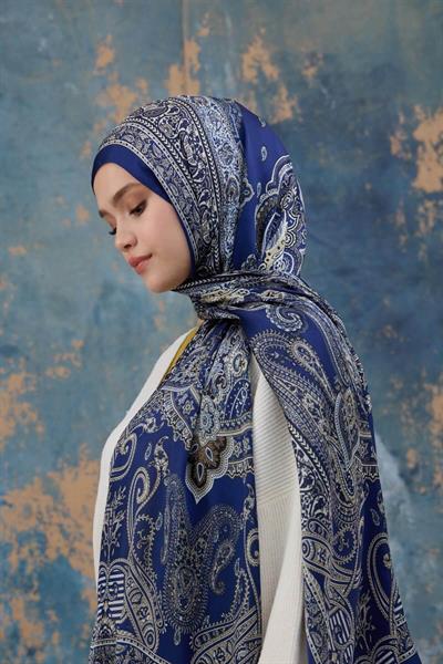 Morcivert Hint Vual Şal -  5008-11