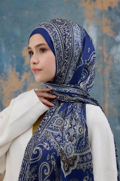 Morcivert Hint Vual Şal - 5008-11