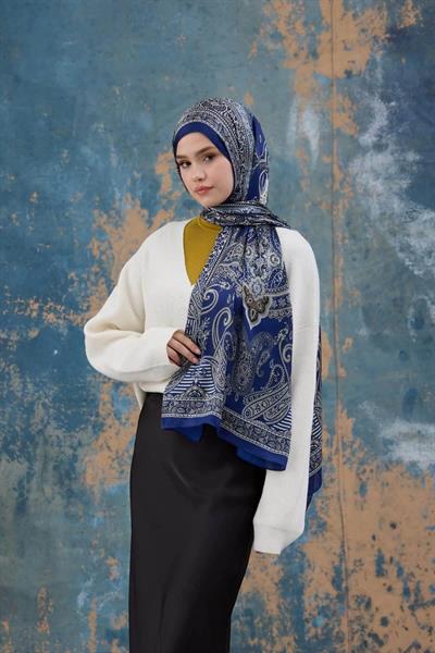 Morcivert Hint Vual Şal - 5008-11