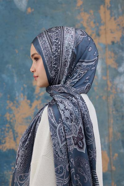 Mürdüm Hint Vual Şal -  5008-09